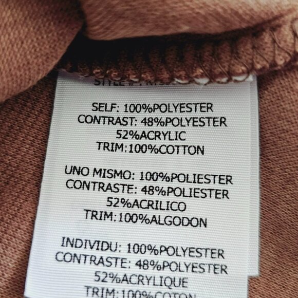 Long Sleeve Sweater Top with Scarf NWT - Picture 6 of 8